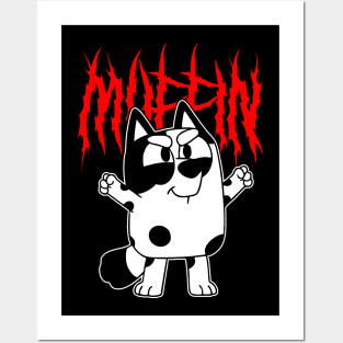 Bluey Muffin Metal Posters and Art